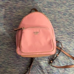 Pink Guess Mini Backpack